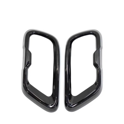 Steel Black Exhaust Muffler Decorative Cover Trim 2pcs For BMW X6 G06
