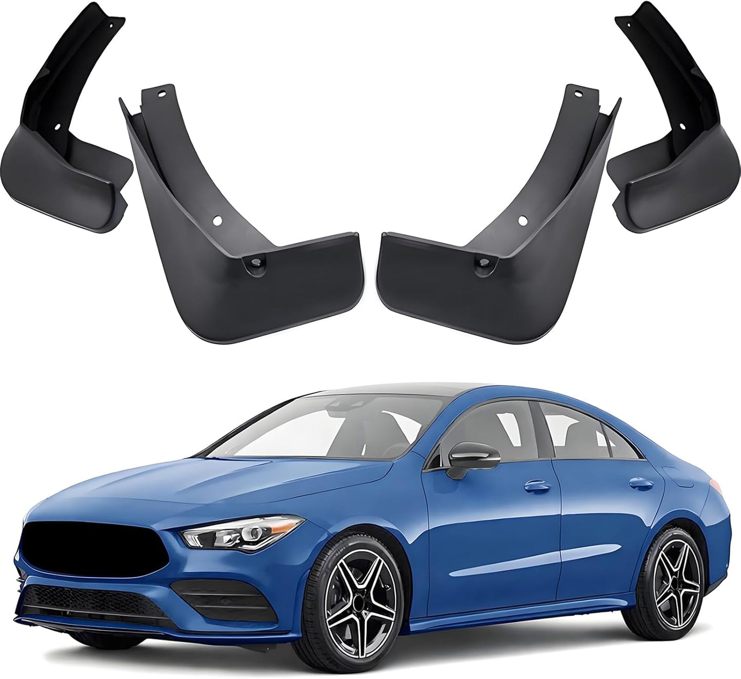 OEM Style Mud Flaps Compatible with Mercedes-Benz CLA (2020-2026) - OEM Style
