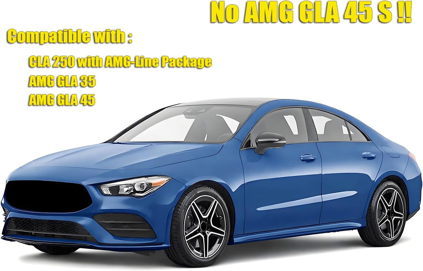 OEM Style Mud Flaps Compatible with Mercedes-Benz CLA (2020-2026) - OEM Style