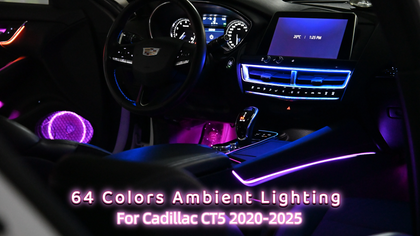 Integrated OEM Look Ambient Lighting Kit Compatible with Cadillac CT5 (2020-2025)