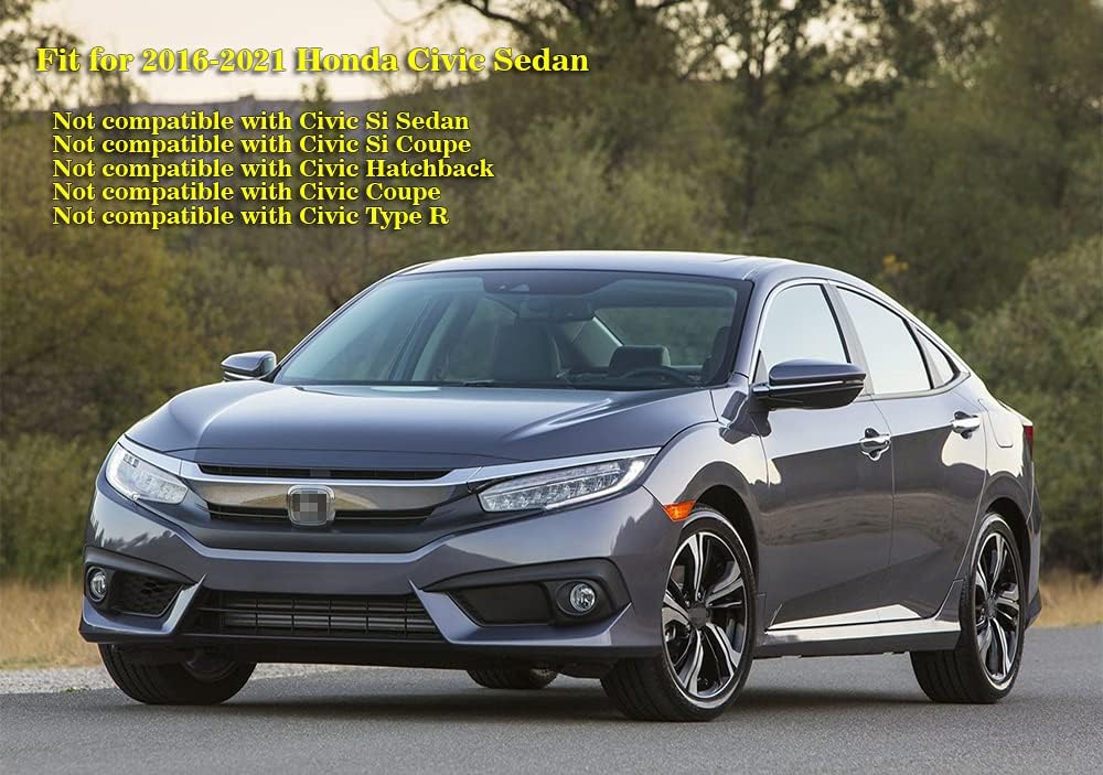 Honda Civic Car Mudguard Fender, Mud Flaps Splash Guards for Honda Honda Civic Sedan 2016-2021