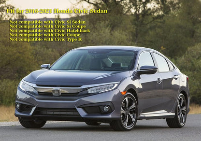 Honda Civic Car Mudguard Fender, Mud Flaps Splash Guards for Honda Honda Civic Sedan 2016-2021