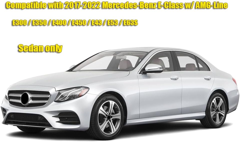 OEM Style Mud Flaps Compatible with Mercedes-Benz E-Class (2017-2023) - OEM Style