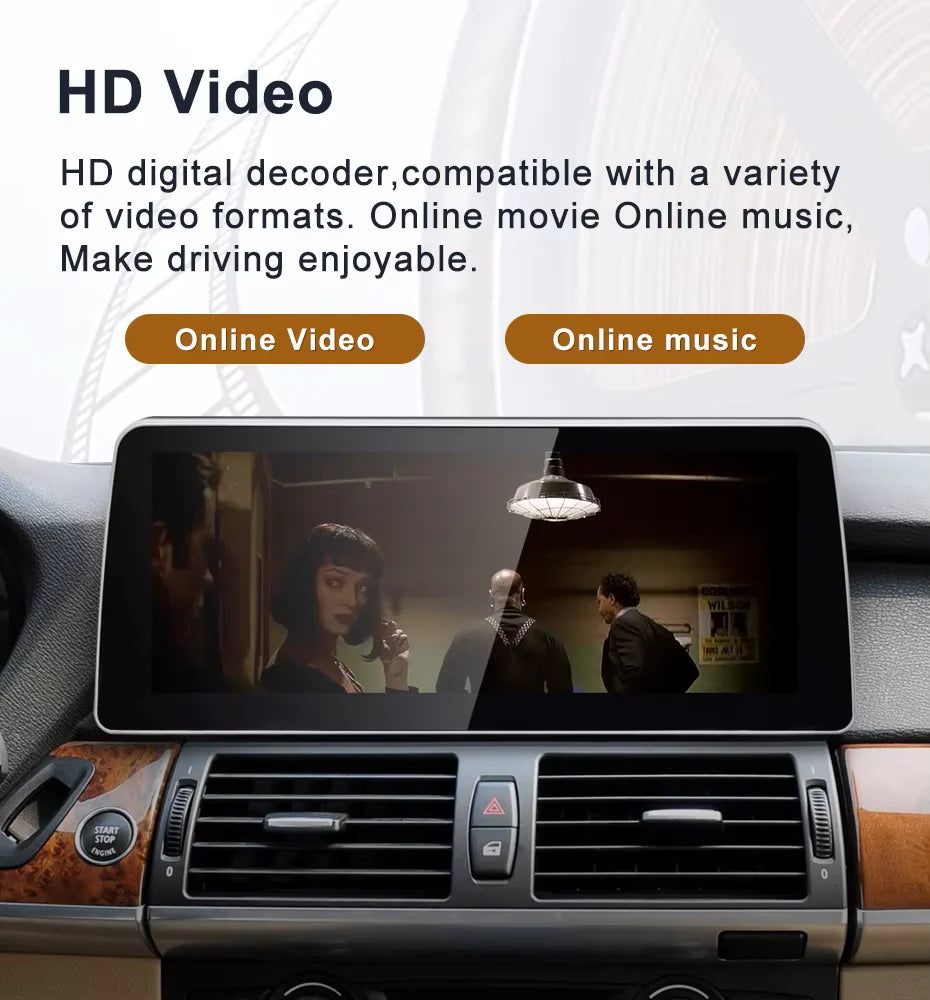 OEM Look Digital Cockpit Compatible with BMW X5 (2006-2013) - 12.3-inch touchscreen + Wireless CarPlay