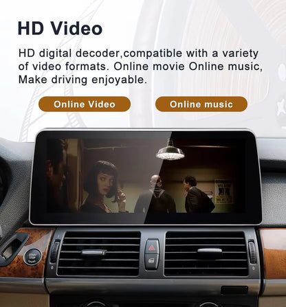 OEM Look Digital Cockpit Compatible with BMW X5 (2006-2013) - 12.3-inch touchscreen + Wireless CarPlay