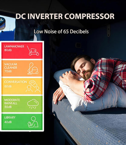 12V Air Conditioner 10000BTU, Mini Split 12 Volt Air Conditioner for Semi Trucks, Pickup, Car, RV, Vans, Buses