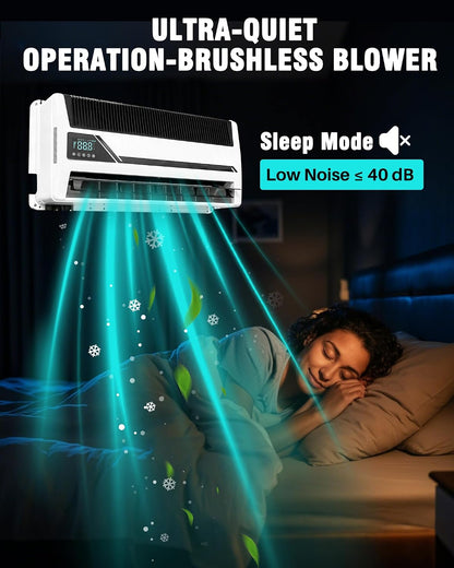12V Truck Air Conditioner 10000BTU, Air Conditioner for RVs, Trucks & Off-Grid Vehicles