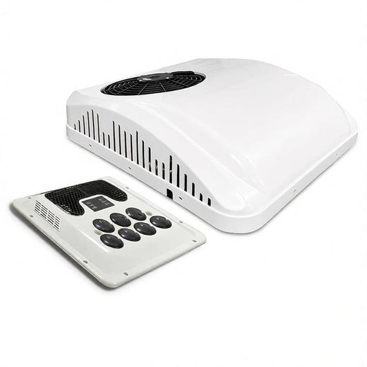 10000BTU 12V DC Rooftop Parking Air Conditioner with Heating for RVs, Trucks, Vans, Campers