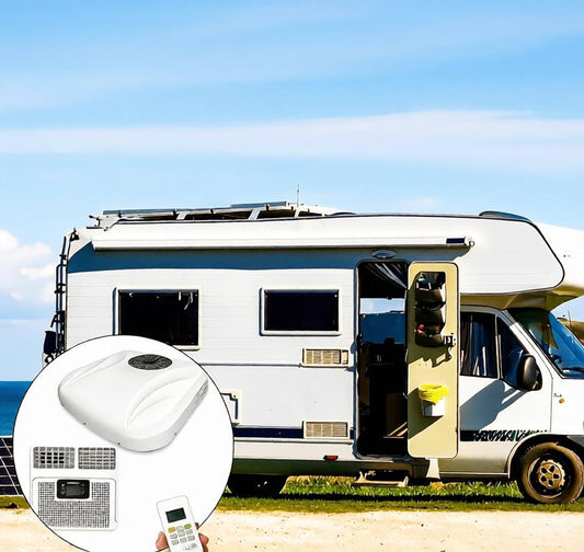 12V Air Conditioner, 10000 BTU Rooftop Heating and Cooling Parking Air Conditioner