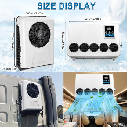 12V 12000 BTU Truck Cab RV Air Conditioner