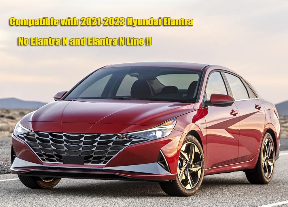 Car Mudguard Fender Mud Flaps Splash Guards for 2021-2023 Hyundai Elantra (No N-Line Package)