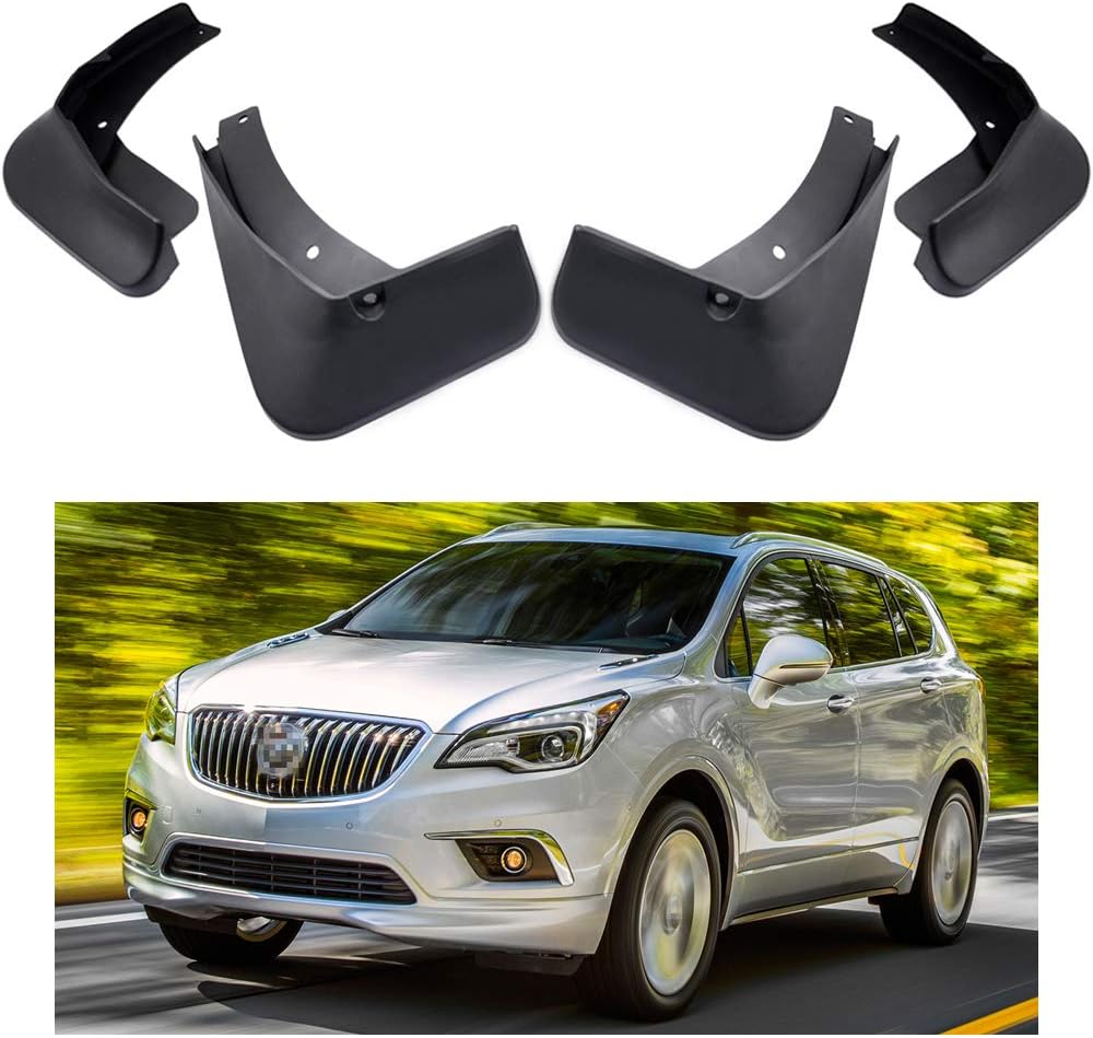 Car Mudguard Fender Mud Flaps Splash Guards for Buick Envision 2016-2020, 4pcs Mud Guard Kit