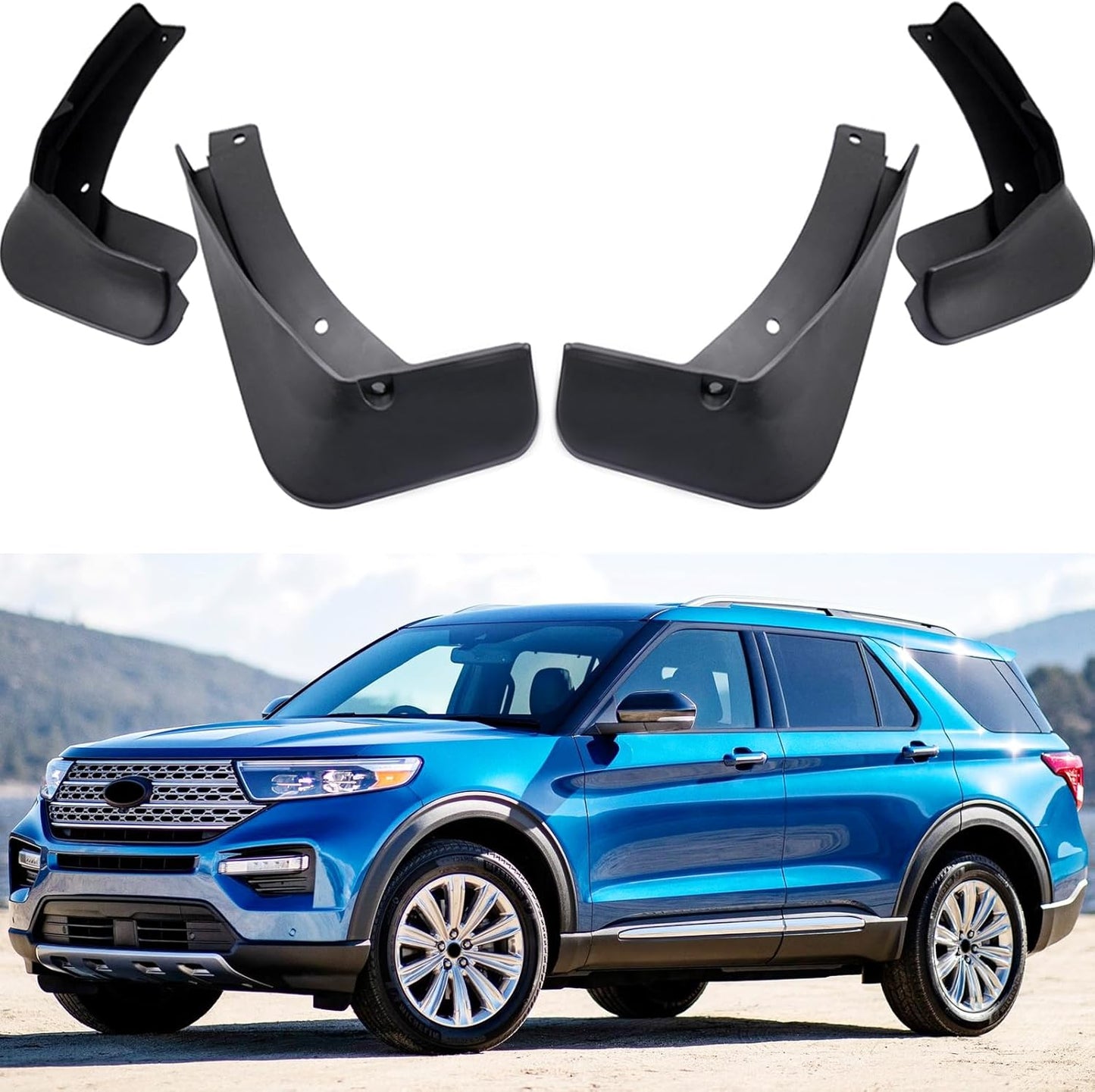 Ford Explorer Mud Flaps, Car Mudguard Fender Splash Guards for Ford Explorer 2020-2025