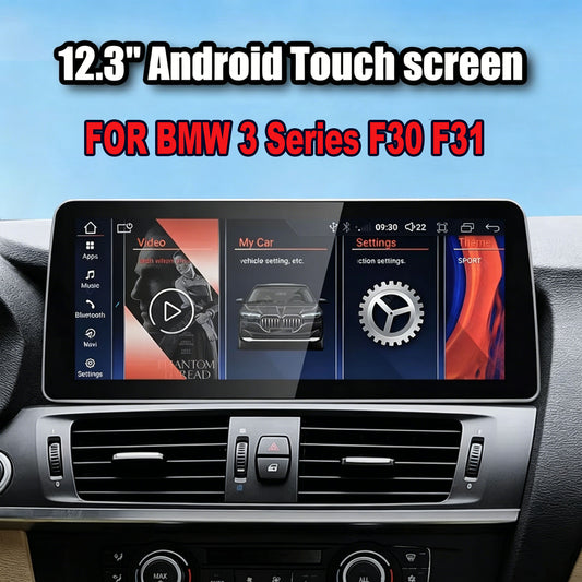 OEM Look Digital Cockpit Compatible with BMW 3 Series (2011-2019) - 12.3-inch touchscreen + Wireless CarPlay