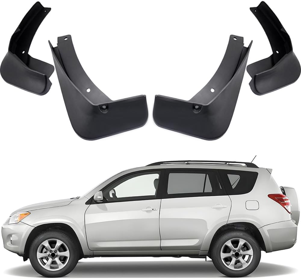 Toyota RAV4 Mud Flaps, Car Mudguard Fender Splash Guards for Toyota RAV4 2007-2012 with Fender Flares