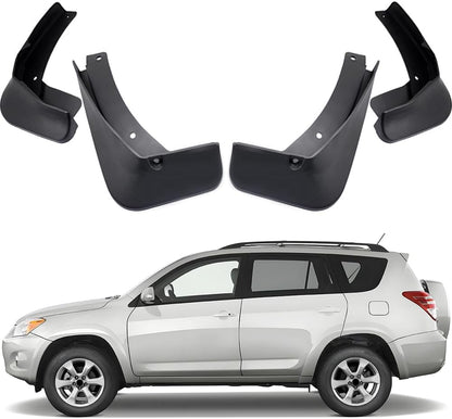 Toyota RAV4 Mud Flaps, Car Mudguard Fender Splash Guards for Toyota RAV4 2007-2012 with Fender Flares