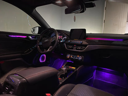 2018-2025 Ford Focus Interior Ambient Lighting 64 Colors Trim Decoration Accessories