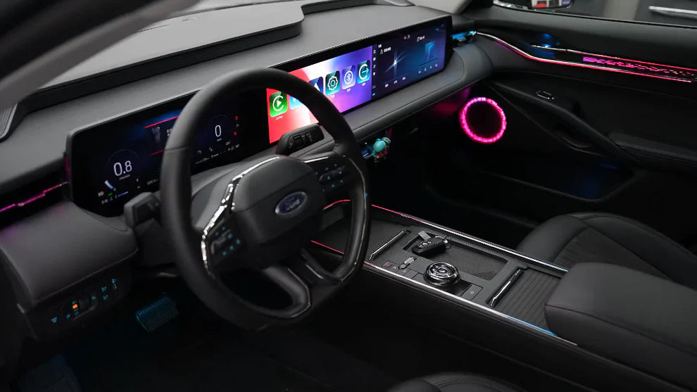 ‌2022-2025 Ford Fusion Interior Ambient Lighting 64 Colors Trim Decoration Accessories