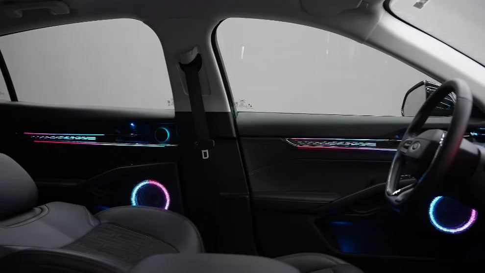 ‌2022-2025 Ford Fusion Interior Ambient Lighting 64 Colors Trim Decoration Accessories
