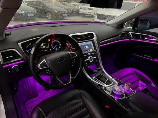 2013-2021‌ Ford Fusion Ambient Lighting 64 Colors Trim Decoration Accessories