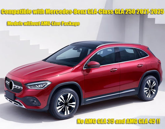 Car Mudguard Fender Mud Flaps Splash Guard for 2021-2025 Mercedes-Benz GLA-Class GLA 250 Without AMG-Line Package
