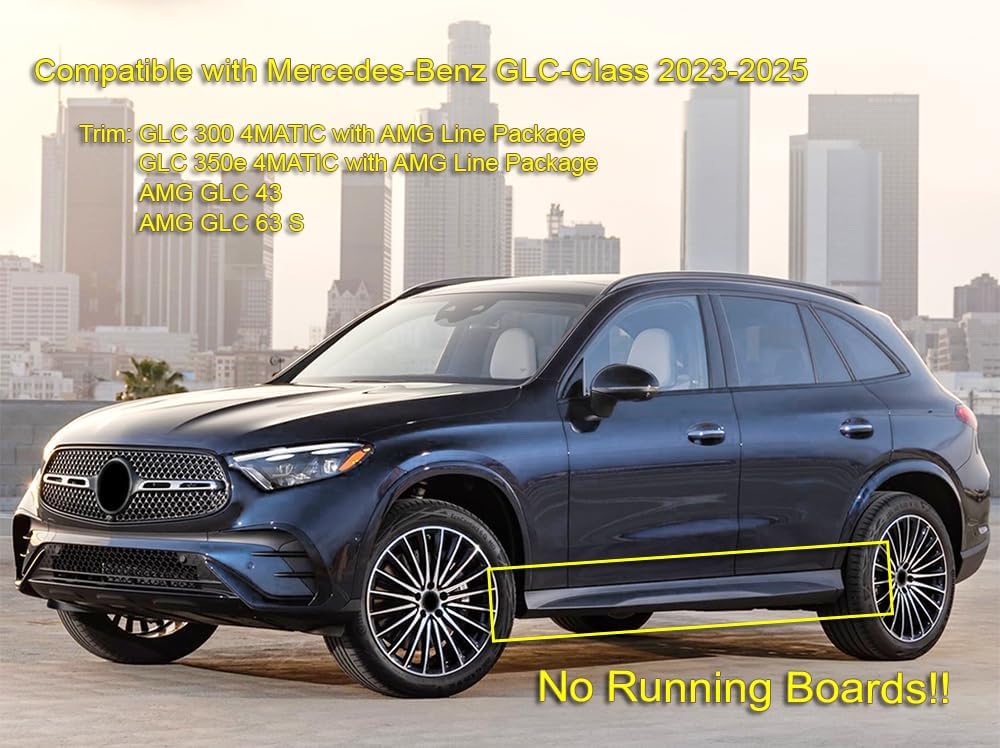 OEM Style Mud Flaps Compatible with Mercedes-Benz GLC (2023-2025) - OEM Style