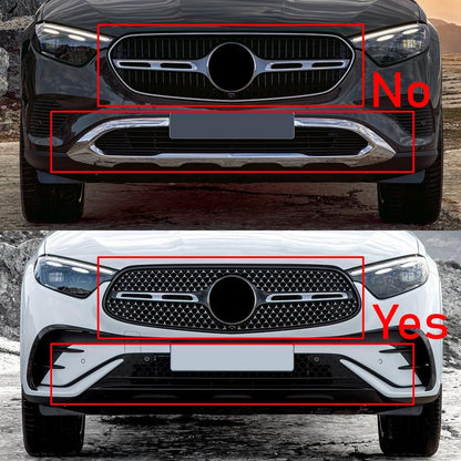 Car Mudguard Fender Mud Flaps Splash Guard for 2023-2025 Mercedes-Benz GLC with AMG-Line, (Models with Running Boards)