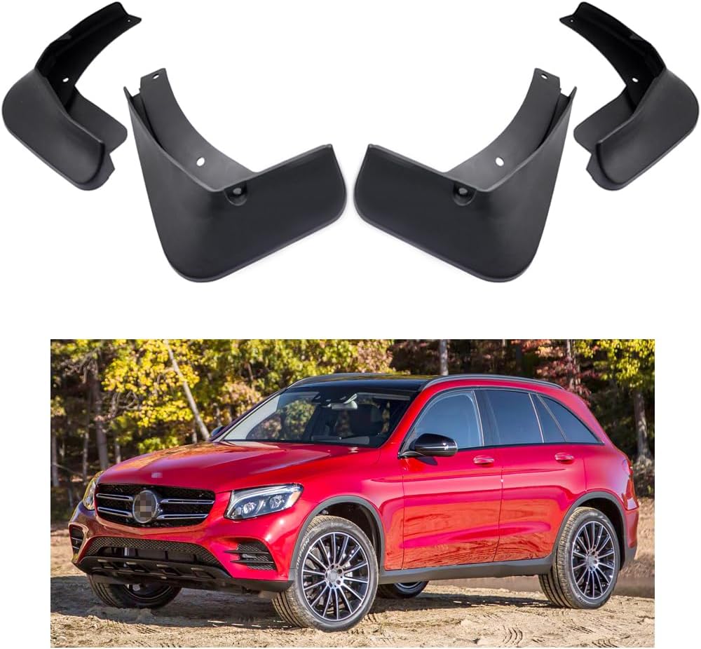 OEM Style Mud Flaps Compatible with Mercedes-Benz GLC (2016-2019) - OEM Style