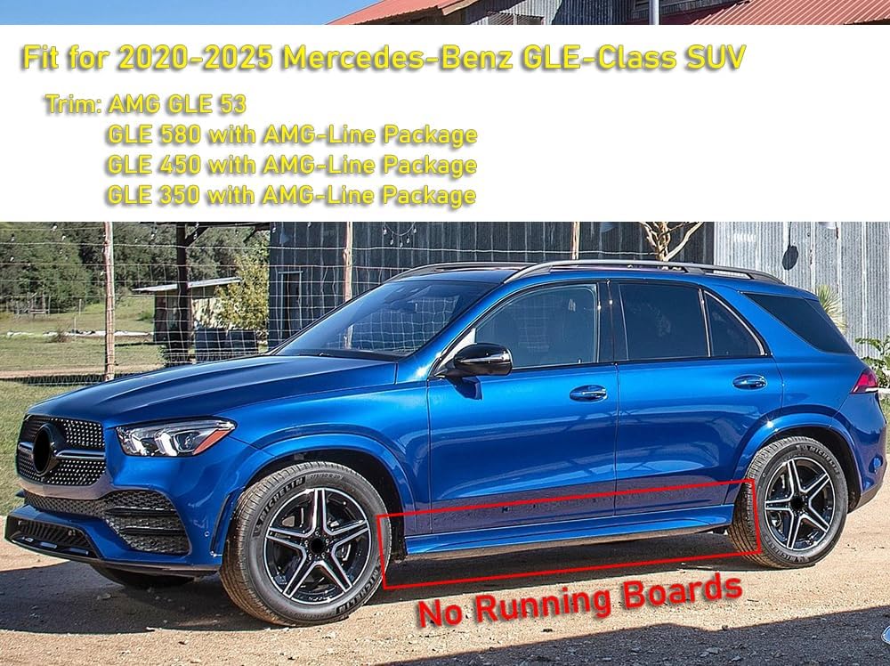 OEM Style Mud Flaps Compatible with Mercedes-Benz GLE (2020-2025) - OEM Style