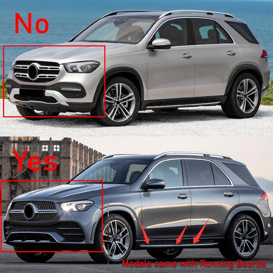 Car Mudguard Fender Mud Flaps Splash Guard for 2020-2025 Mercedes-Benz GLE-Class  (Models with AMG-Line Package & Running Boards)