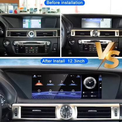 2012–2020 Lexus GS 12.3" Digital Cockpit Android Car Multimedia IPS Touchscreen, OEM Style