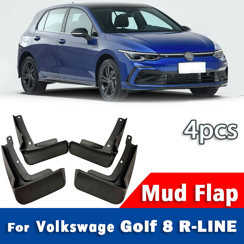 OEM Style Mud Flaps Compatible with Volkswagen Golf8 Rline (2020-2026) - OEM Style