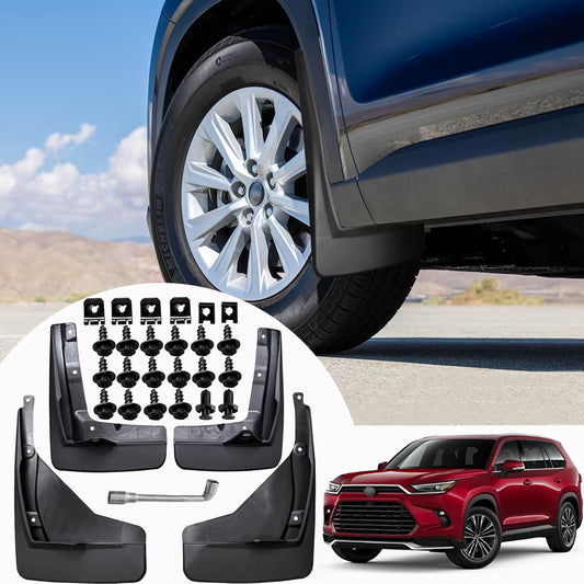 Toyota Grand Highlander Mud Flaps, Car Mudguard Fender Splash Guards for Grand Highlander 2024 2025