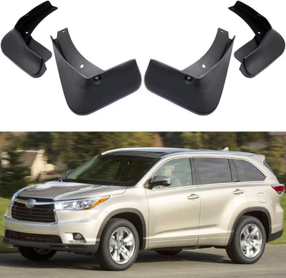 Toyota Highlander Mud Flaps, Car Mudguard Fender Splash Guards for Toyota Highlander 2014-2019