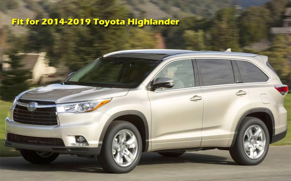 Toyota Highlander Mud Flaps, Car Mudguard Fender Splash Guards for Toyota Highlander 2014-2019