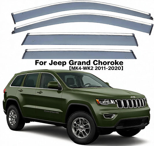Rain Guards for Jeep Grand Cherokee WK2 2011-2020 Deflector Vent Window Visors