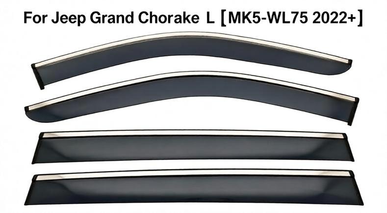 Rain Guards for Jeep Grand Cherokee L 2022-2025 Deflector Vent Window Visors