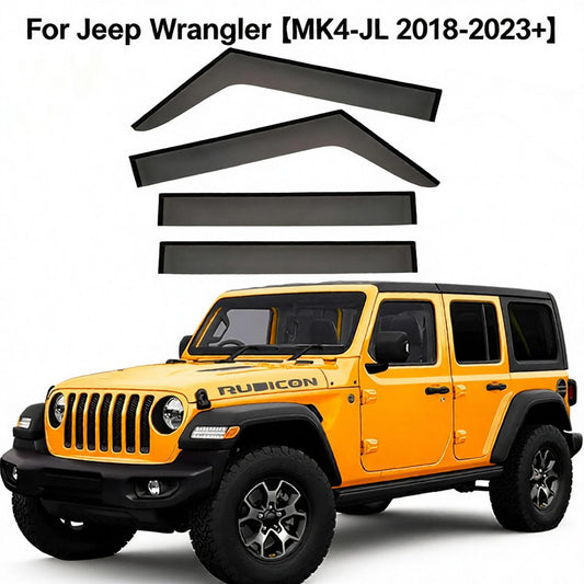 Rain Guards for Jeep Wrangler JL 2018-2023 Deflector Vent Window Visors