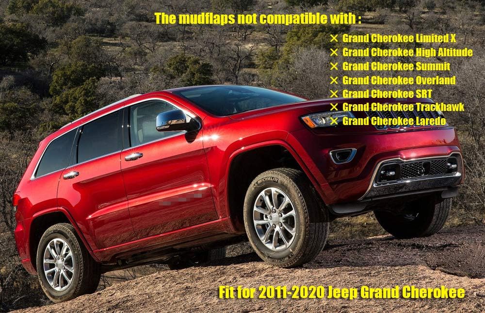 OEM Style Mud Flaps Compatible with Jeep Grand Cherokee (2011-2020) - OEM Style