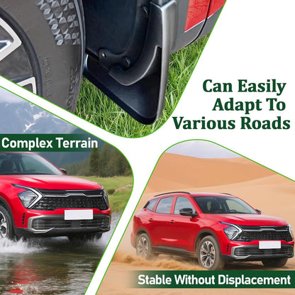 Mud Flaps for Kia Sportage 2023-2026, Front Rear Splash Guard Fender, 4pcs Set No Drilling Required Tire Protector Mudguard