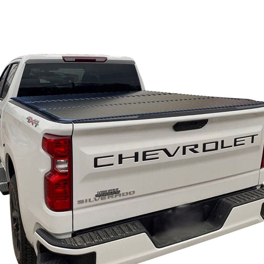 Hard Tri-Fold Flip Up Bed Cover For Chevy Silverado 5.8FT