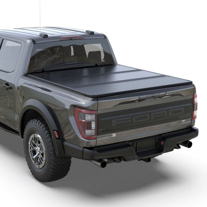 Hard Tri-fold Folding Truck Bed Cover For Ford Maverick | 4'5" Bed