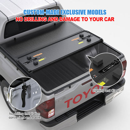 Hard Tri-fold Folding Truck Bed Cover For Toyota Tacoma | 5FT Bed