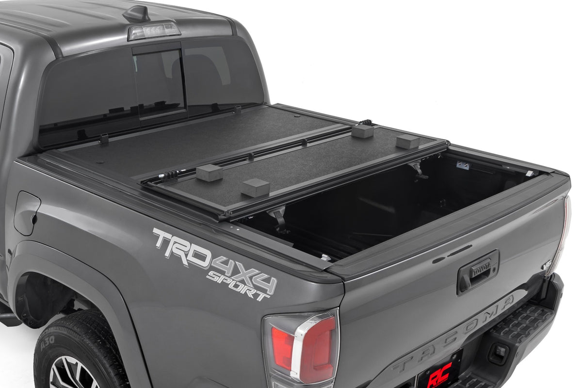 Hard Tri-fold Folding Truck Bed Cover For Toyota Tacoma | 5FT Bed