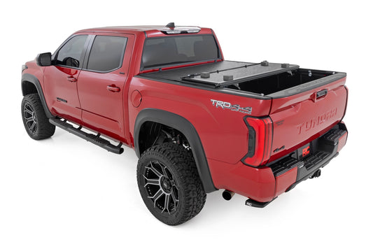 Hard Tri-fold Folding Truck Bed Cover For Toyota Tundra | 5.5FT Bed
