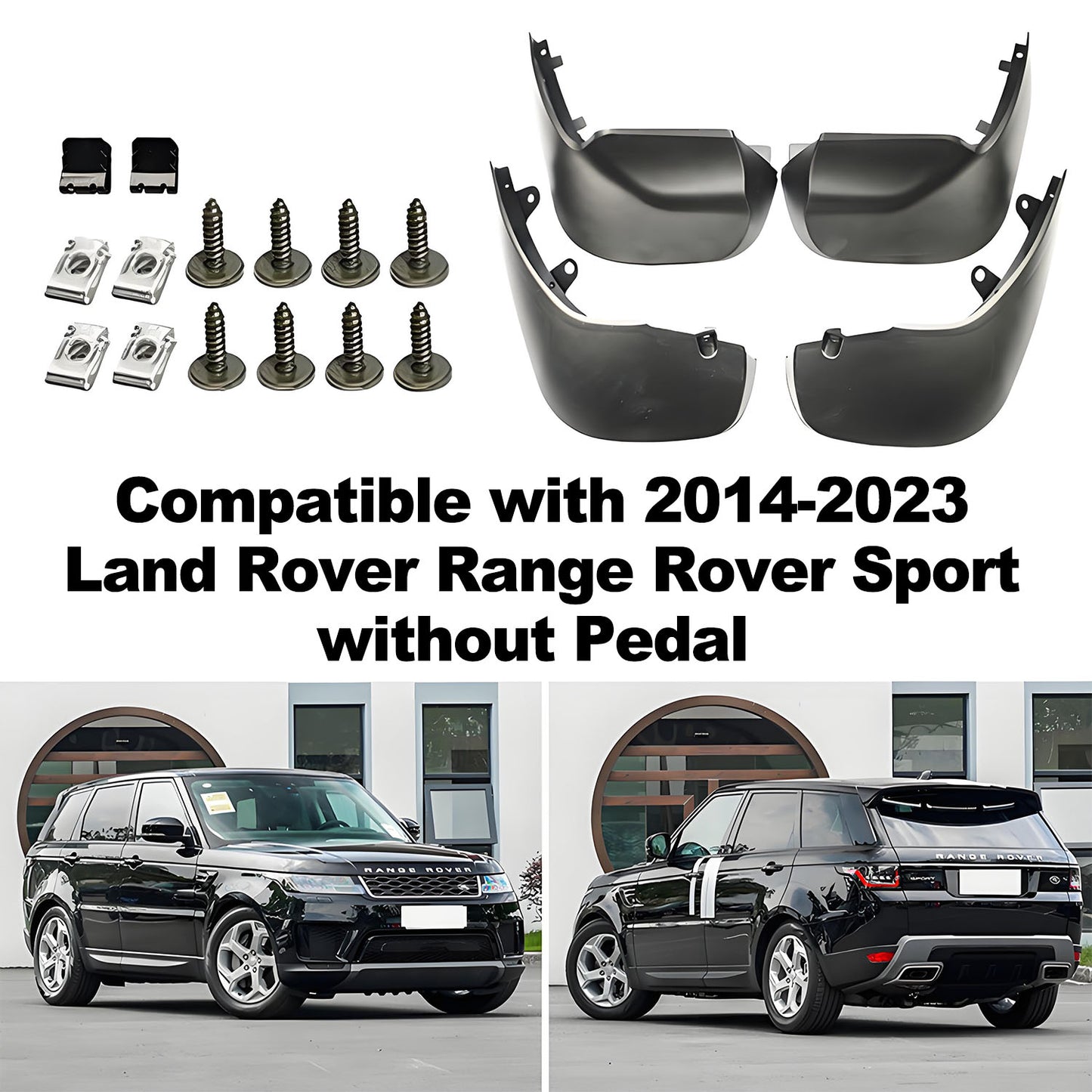 OEM Style Mud Flaps for Land Rover Range Rover Sport without Pedal (2014-2023) - OEM Style