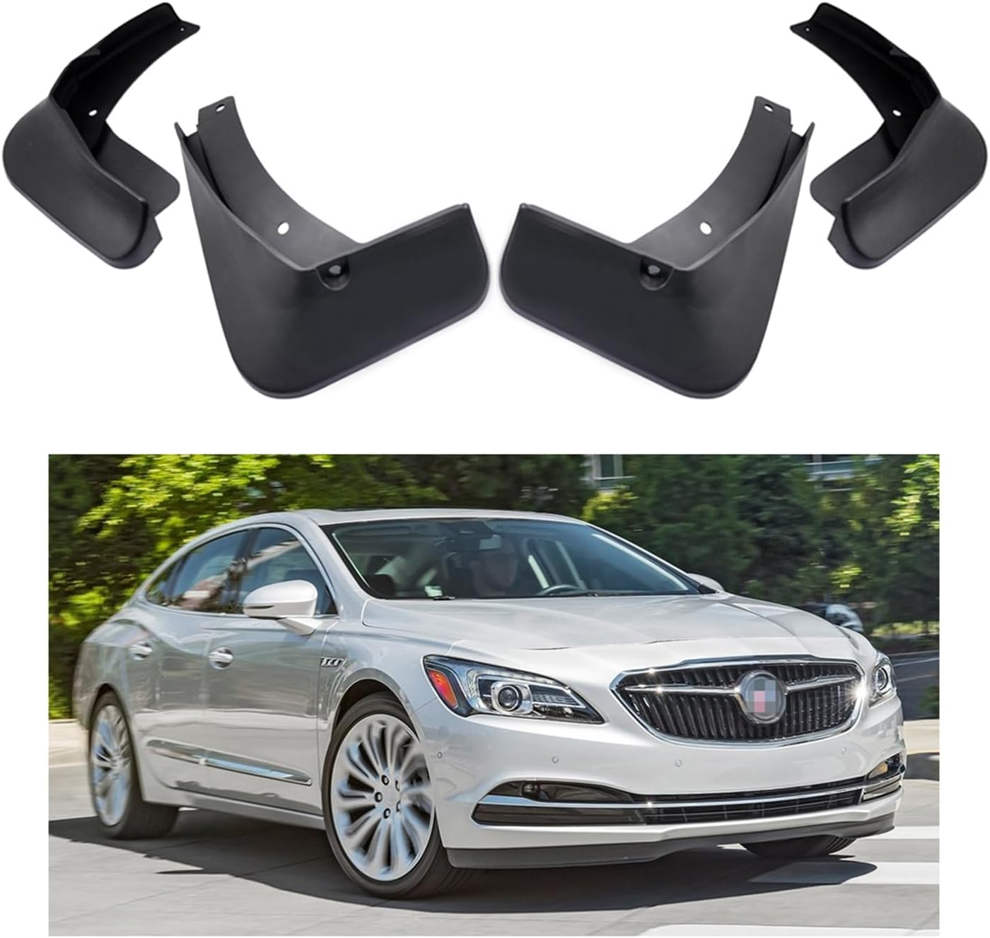 Car Mudguard Fender Mud Flaps Splash Guards for Buick Lacrosse 2017-2019