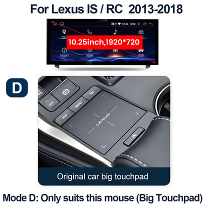 OEM Look Digital Cockpit Compatible with Lexus IS (2013-2018) - 10.25-inch touchscreen + Wireless CarPlay
