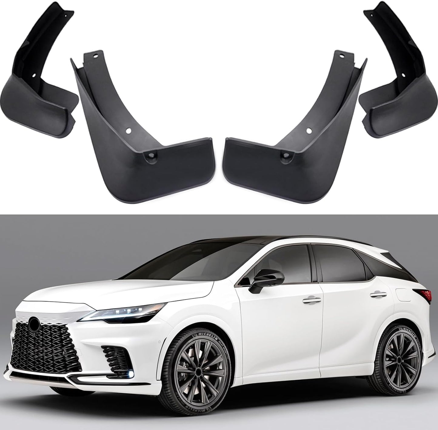 OEM Style Mud Flaps Compatible with Lexus RX (2023-2025) - OEM Style