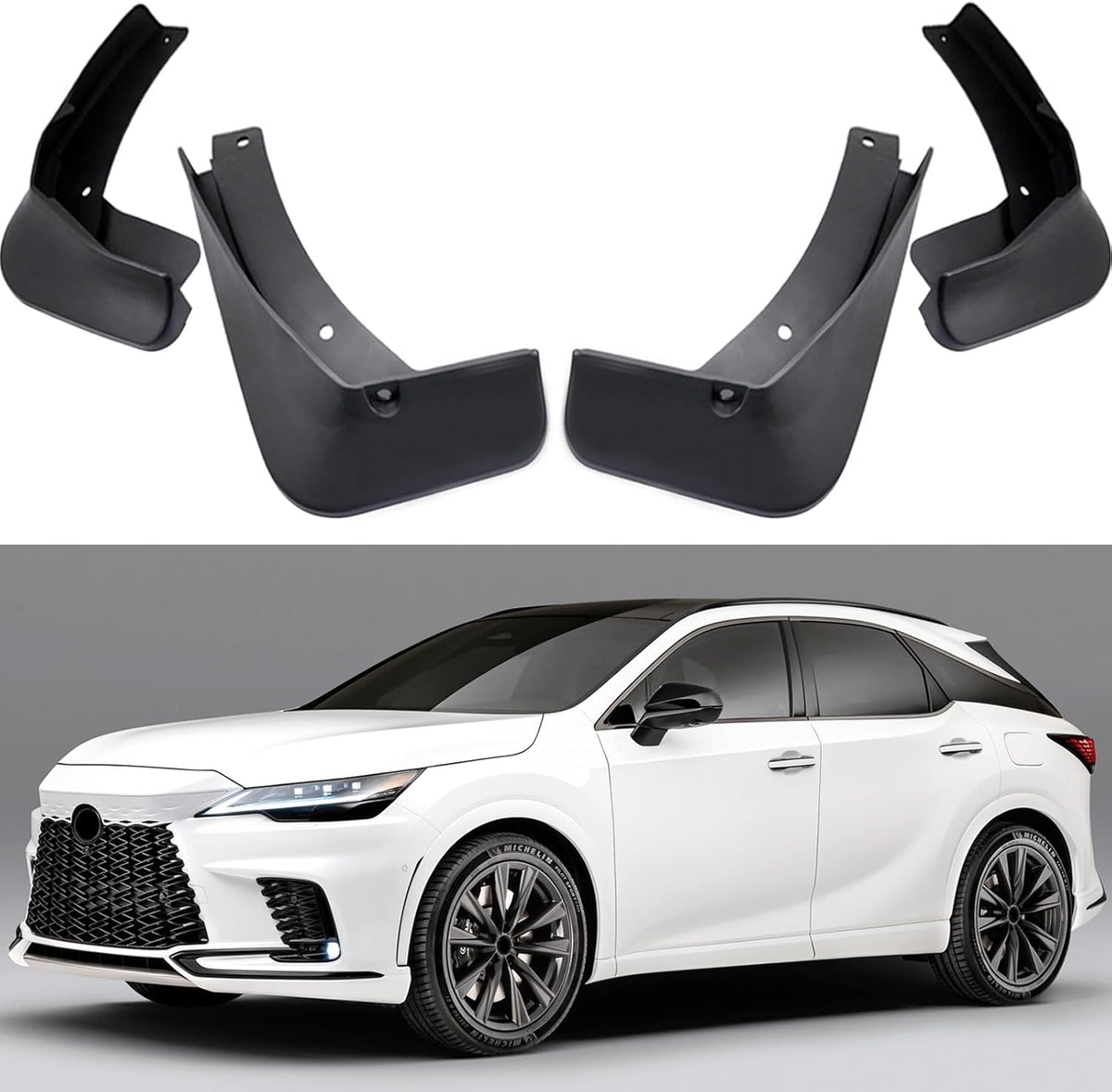 OEM Style Mud Flaps Compatible with Lexus RX (2023-2025) - OEM Style